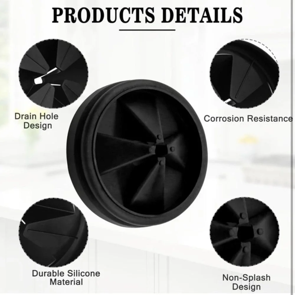 Garbage Disposal Splash Guards, 2-Pack Upgraded for InSinkErator Evolution Serie